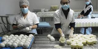 Sophie moens présentait à sara de paduwa une large gamme de fromages bleus : Bonnes Adresses En Charente Il Fabrique Le Meilleur Fromage Du Monde