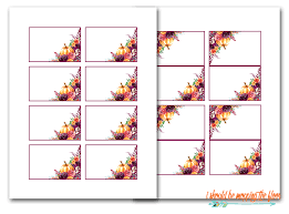 Download your free name cards for your thanksgiving dinner! Free Printable Thanksgiving Place Cards I Should Be Mopping The Floor