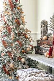 Christian theme christmas tree decoration ideas. Christmas Decorating Ideas In Copper Burgundy Sanctuary Home Decor