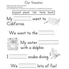 Found worksheet you are looking for? Fill In The Blank Worksheets Reading Worksheets 1st Grade Reading Worksheets Word Boxes