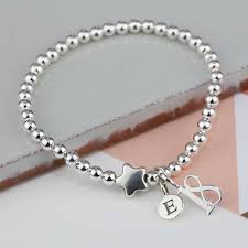 My bible jewelry is the perfect combination of fashion and faith. Personalised Jess Silver Star Bracelet