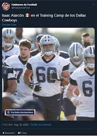 El tacle ofensivo isaac alarcón, de los borregos del tec de monterrey, formará parte de los dallas cowboys en su escuadra de prácticas para la temporada 2020. Cowboys 2020 Roster Cut Trade And Practice Squad Tracker