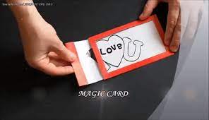 Part of a successful magic trick involves drawing your audience's attention somewhere specific. Diy Magic Card How To Make Magic Card Gif Gfycat