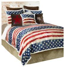 See more ideas about american flag, americana decor, american flag bedroom. Stars Stripes Usa 3 Piece American Flag Sherpa Fleece Bedding Set Contemporary Comforters And Comforter Sets By Carstens