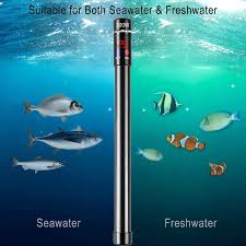 Insputer Aquarium Heater 100w 300w 500w Titanium Alloy Submersible With Digital Led Display Aquarium Heater Aquarium Fish Tank