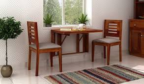 Benz Wall Mount 2 Seater Foldable Dining Set Space Saving Dining Table 2 Seater Dining Table Foldable Dining Table
