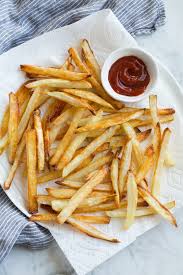 The thinner these are, the crispier they will be. French Fries Oven Baked Cooking Classy