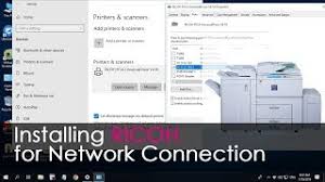 Official driver packages will help you to restore your ricoh mp c6004 (printers). Installing Ricoh Copier For Lan Connection Netvn Youtube