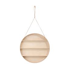 Hanging shelves surely fit this billing as they replace your more demanding shelving systems with breezy delights that take up absolutely no floor room at all! Buy Ferm Living Round Dorm Hanging Shelf Amara