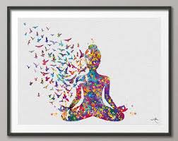 Yoga Art Butterfly Yoga Poster Yoga Pose Yoga Print Yogi Etsy In 2021 Yoga Art Yoga Poster Art