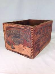 Enoch Morgan Sapolio Wood Crate Box Soap Chemicals Antique New York