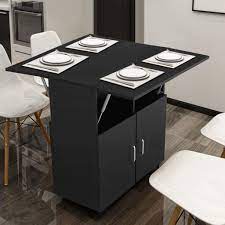 Wayfair.com has been visited by 1m+ users in the past month Amazon Com Kitchen Island Cart Rolling Storage Trolley Cart With Smooth Lockable Wheels Wooden Cabinet With Spice Rack And Black Locker Home Kitchen Carts Foldable Dining Table Kitchen Islands Carts