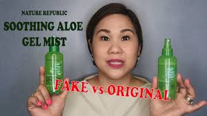 Sabram omar shared the story of how a young lady bought a fake nature republic aloe vera soothing gel from an online store. Nature Republic Aloe Vera Soothing Mist Original Vs Fake Youtube