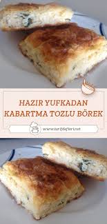 hazir yufkadan kabartma tozlu borek tarifi tarif defteri yemek tarifi yemek tarifleri yemek leziz pastalar