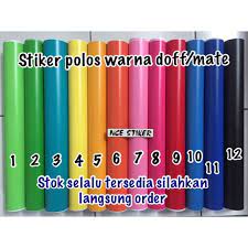 Harga tersebut belum termasuk jasa pemasangan, namun disini anda bisa melakukan nego ke penjualnya jika membeli partai besar. Harga Permeter Stiker Skotlet Polos Warna Matt Doff Shopee Indonesia
