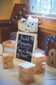 Unique Guestbook Ideas Jenga Wedding Rustic Wedding Decor Rustic Wedding