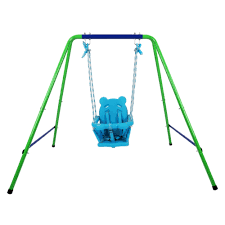 Manfiter My First Toddler Swing Heavy Duty Baby Indoor Outdoor Swing Set With Safety Harness Frame Included Walmart Com