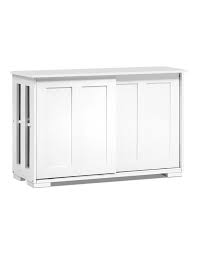 Shop wayfair for all the best narrow white sideboards & buffets. Artiss Buffet Sideboard Cabinet White Doors Storage Shelf Cupboard Hallway Table Myer