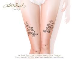 Look at this incredible tattoo of my stardust piece! Second Life Marketplace Stardust Le Black Tattoo Wear Me