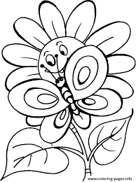 Keep your kids busy doing something fun and creative by printing out free coloring pages. Butterfly S With Flowers Coloring Pages Printable
