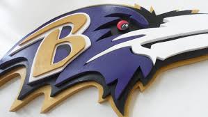 Large Custom 3d Baltimore Ravens Football Sign Logo Wooden Plaque 24x12 Layered Wood Wall 60 00 Via Et Ravens Football Baltimore Ravens Man Cave Home Bar