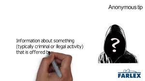 If you remain anonymous when you do something, you do not let people know that you were. Anonymous Tip Idioms By The Free Dictionary