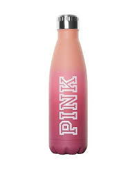 Metal Water Bottle Pink Matara Sise Makyaj