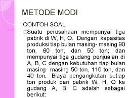 Metode transportasi (vogel's approximation models vam) suparmono, se,m.si, www.stimykpn.com kegunaan : Manajemen Kuantitatif Model Transportasi Pertemuan Ke 6 Model