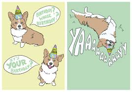 Ceramic oval ornaments product id: Corgi Bday Card By Lolpancakes On Deviantart