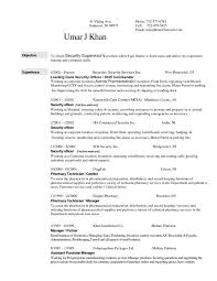 Alternately, you can use a security officer objective if you have less or no experience in hand. Sample Security Guard Resume