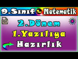 2 Donem 1 Yaziliya Hazirlik 9 Sinif Matematik Pdf Youtube Youtube Com Messages Texts