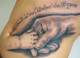 Familie Bauch Tochter Tattoo Vater Tochter Tattoos Vater Tochter