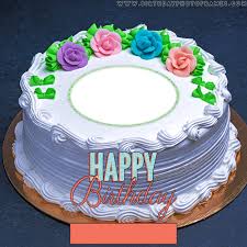Name Photo Editing Birthday Cake With Photo Frame Beautiful Birthday Cake With Name And Photo Edit Happy Birthday Brother Cake Happy Birthday Cake Pictures Happy Birthday Cake Images