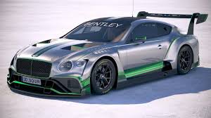 Bentley Continental Gt3 Racecar 2018 3d Model Ad Continental Bentley Model Racecar