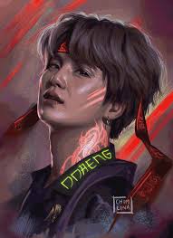 Compra «bts suga quotes» de zerokara en cualquiera de estos productos: Gif Of Suga Fan Art By Chim Lina On Bts Tn Usa Worldwide