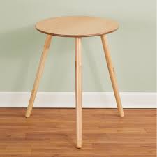 Round Wooden Side Accent Table 20 Diam Collections Etc
