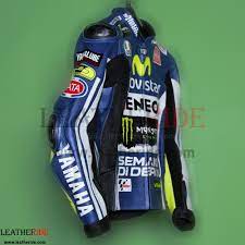 Valentino Rossi Movistar Yamaha M1 Leather Jacket This Replica Leather Jacket Is Designed From The Valentino Rossi 2013 Jackets Leather Jacket Valentino Rossi