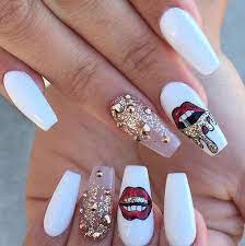 Espero que todos estén bien y que les guste este diseño tan hermoso que me fascina a mi :) los amoaqui están los enlaces para los productos. Descubre Y Comparte Las Imagenes Mas Hermosas Del Mundo Gold Nail Art Stone Nail Art Ballerina Nails