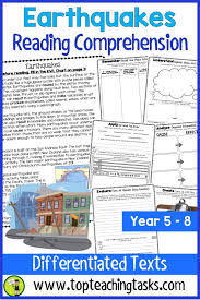 Earthquakes Reading Comprehension Passages And Questions In 2020 Reading Comprehension Passages Reading Comprehension Comprehension Passage