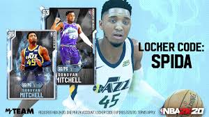 By using the new active nba 2k20 locker codes, you can get some free tokens, pack, mtp, and other various kinds of items. Nba 2k21 Myteam On Twitter Icymi Locker Code Guaranteed Diamond Donovan Mitchell Available For One Week