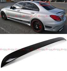 For 2015 2020 Mercedes Benz W205 C300 C63 Carbon Fiber Rear Window Roof Spoiler Ebay Mercedes Benz C300 Mercedes Benz Benz