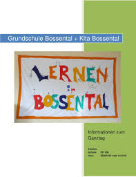 Grundschule Bossental Kita Bossental Pdf Free Download