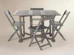 Folding Dining Table With Chair Storage With Gray Design Also The Design Of The Foldin Outdoor Table Settings Outdoor Dining Table Setting Outdoor Dining Table