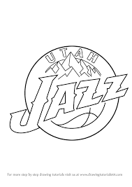 Life of pets coloring pages. Learn How To Draw Utah Jazz Logo Nba Step By Step Drawing Tutorials
