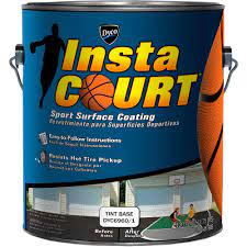 In professional or organized basketball, especially when played indoors. Dyco Paints Insta Court All In One Sport Surface Coating 120 Oz 6960 Matte Exterior Paint Dyc6960 1 The Home Depot