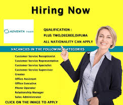 Adventa Recruiting Now Accommodation Free Visa Ticket Benefits Click Here To Apply New Job Vacancies New Job Relationship Management