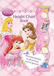 disney height chart princess 9781407561448 amazon com books