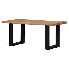 Ob mit familie oder freunden hier wird gegessen gespielt gelacht und eventuell auch nett massiv tisch esstisch eiche tisch eiche massiv esstisch. Esstisch Baran 180x90 Cm In Eiche Massiv Metall Mobel Ideal