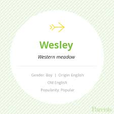 Wesley Baby Names Baby Girl Names Baby Names And Meanings