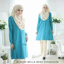 Kamu sedang mencari model baju batik terbaru? Blouse Muslimah Terkini 2017 Image Of Blouse And Pocket
